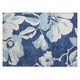 Machine Washable Indoor/ Outdoor Chantille Floral Rug