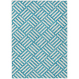 Machine Washable Indoor/ Outdoor Chantille Geo Contemporary Rug