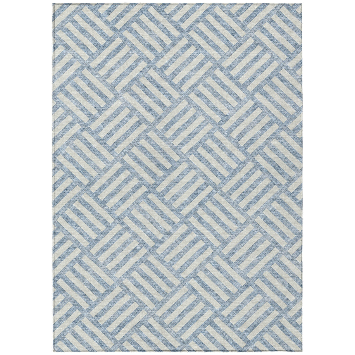 Machine Washable Indoor/ Outdoor Chantille Geo Contemporary Rug