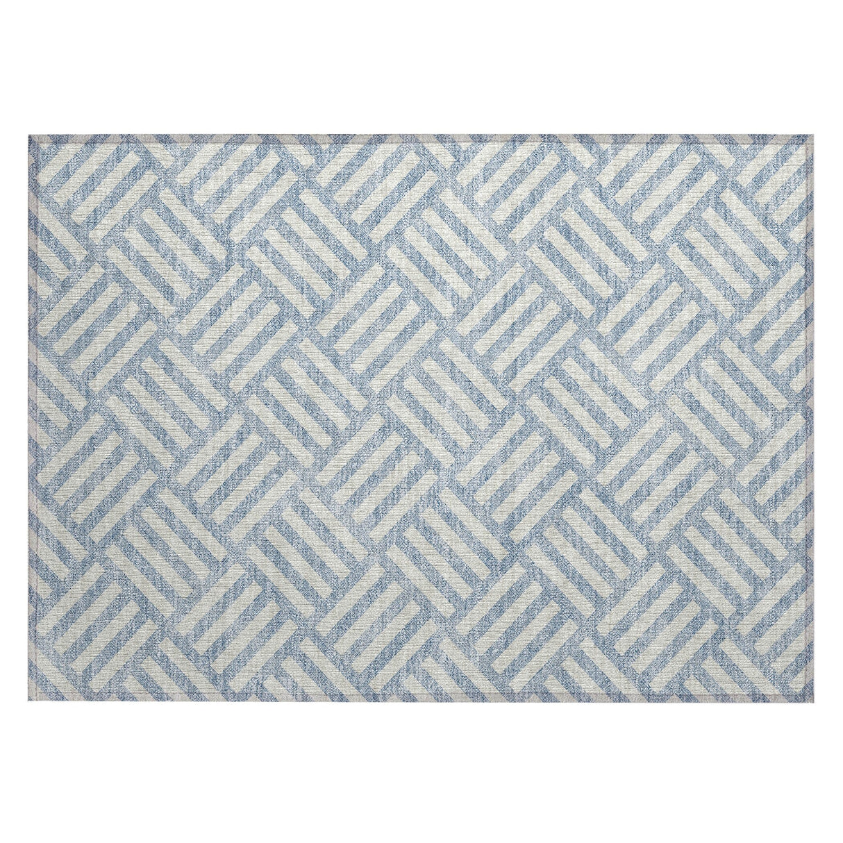 Machine Washable Indoor/ Outdoor Chantille Geo Contemporary Rug