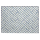 Machine Washable Indoor/ Outdoor Chantille Geo Contemporary Rug