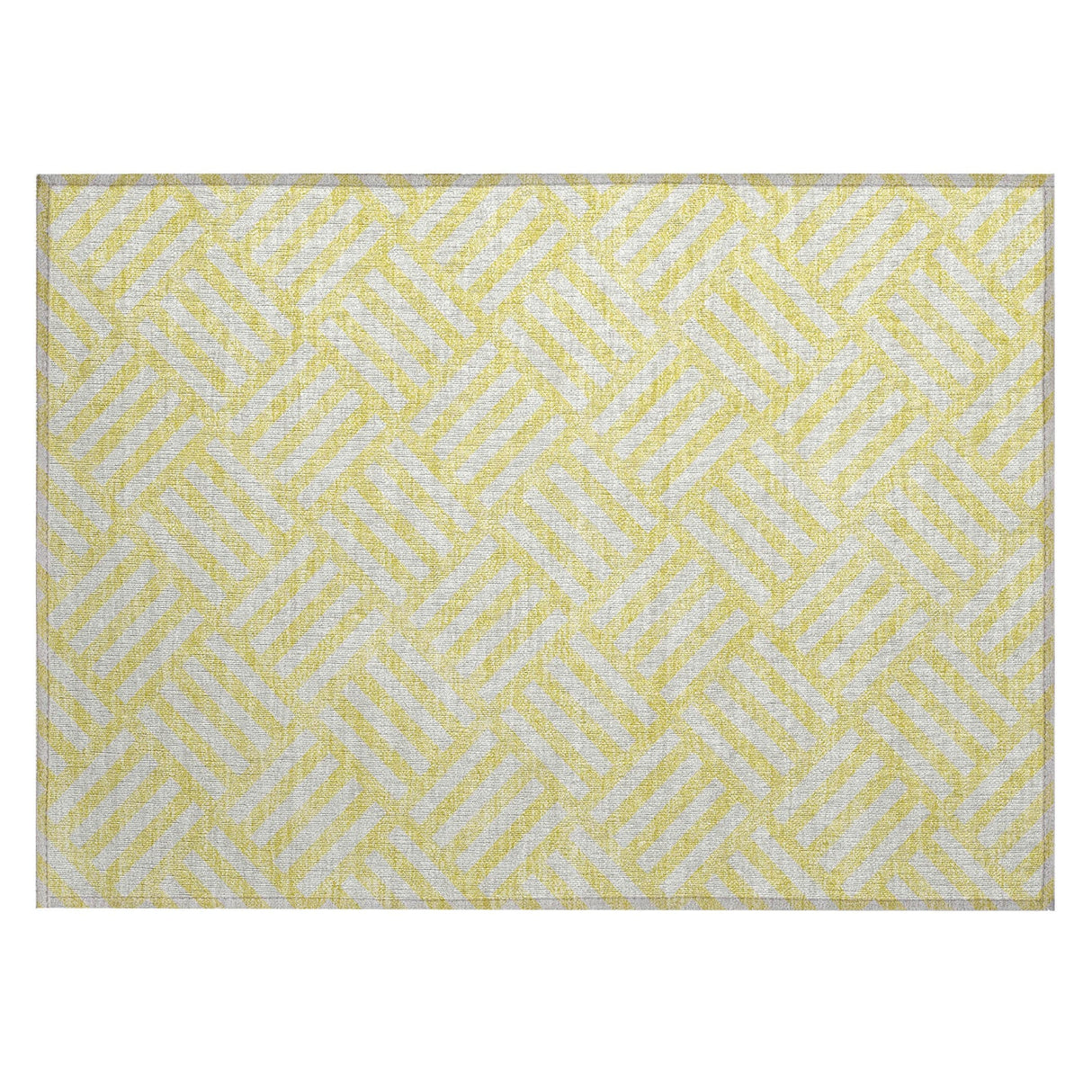 Machine Washable Indoor/ Outdoor Chantille Geo Contemporary Rug