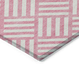 Machine Washable Indoor/ Outdoor Chantille Geo Modern Rug