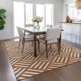 Machine Washable Indoor/ Outdoor Chantille Geo Modern Rug