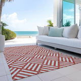 Machine Washable Indoor/ Outdoor Chantille Geo Modern Rug