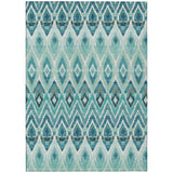 Machine Washable Indoor/ Outdoor Chantille Geometric Boho Rug