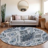 Machine Washable Indoor/ Outdoor Chantille Global Boho Rug