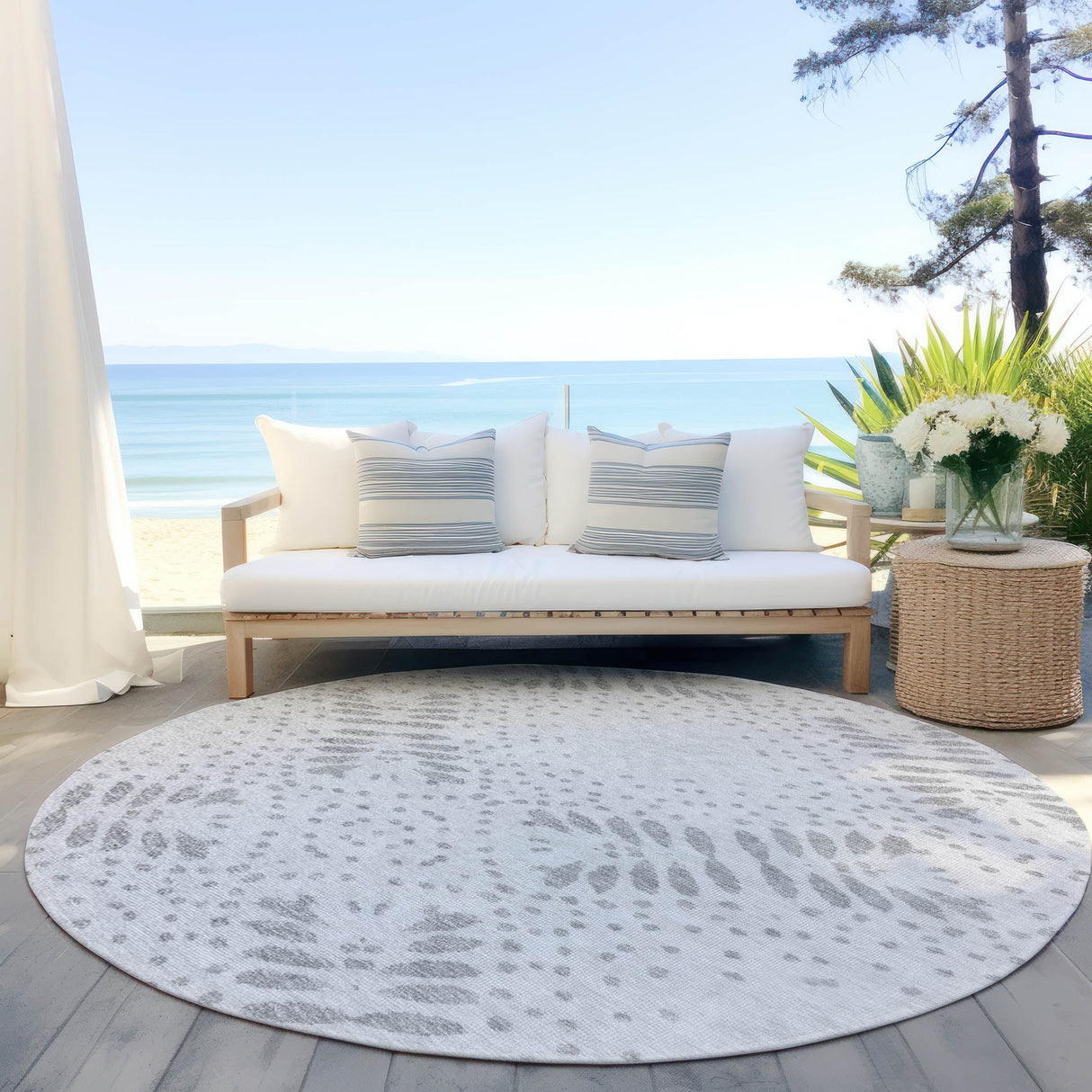 Machine Washable Indoor/ Outdoor Chantille Global Boho Rug