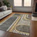 Machine Washable Indoor/ Outdoor Chantille Mid Century Modern Rug