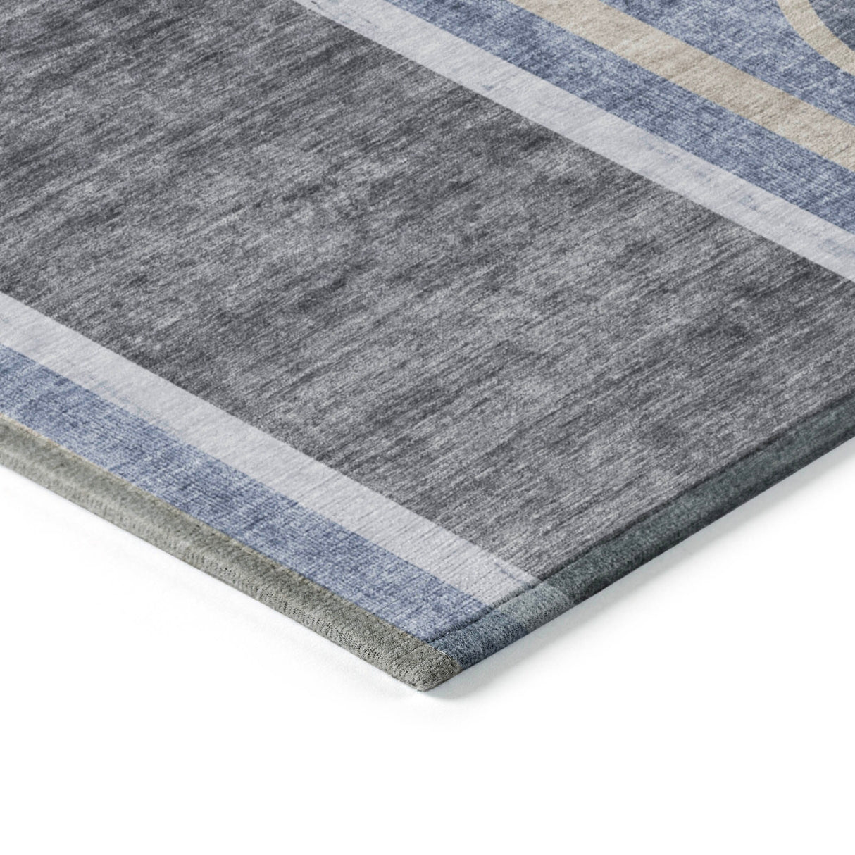 Machine Washable Indoor/ Outdoor Chantille Mid Century Modern Rug