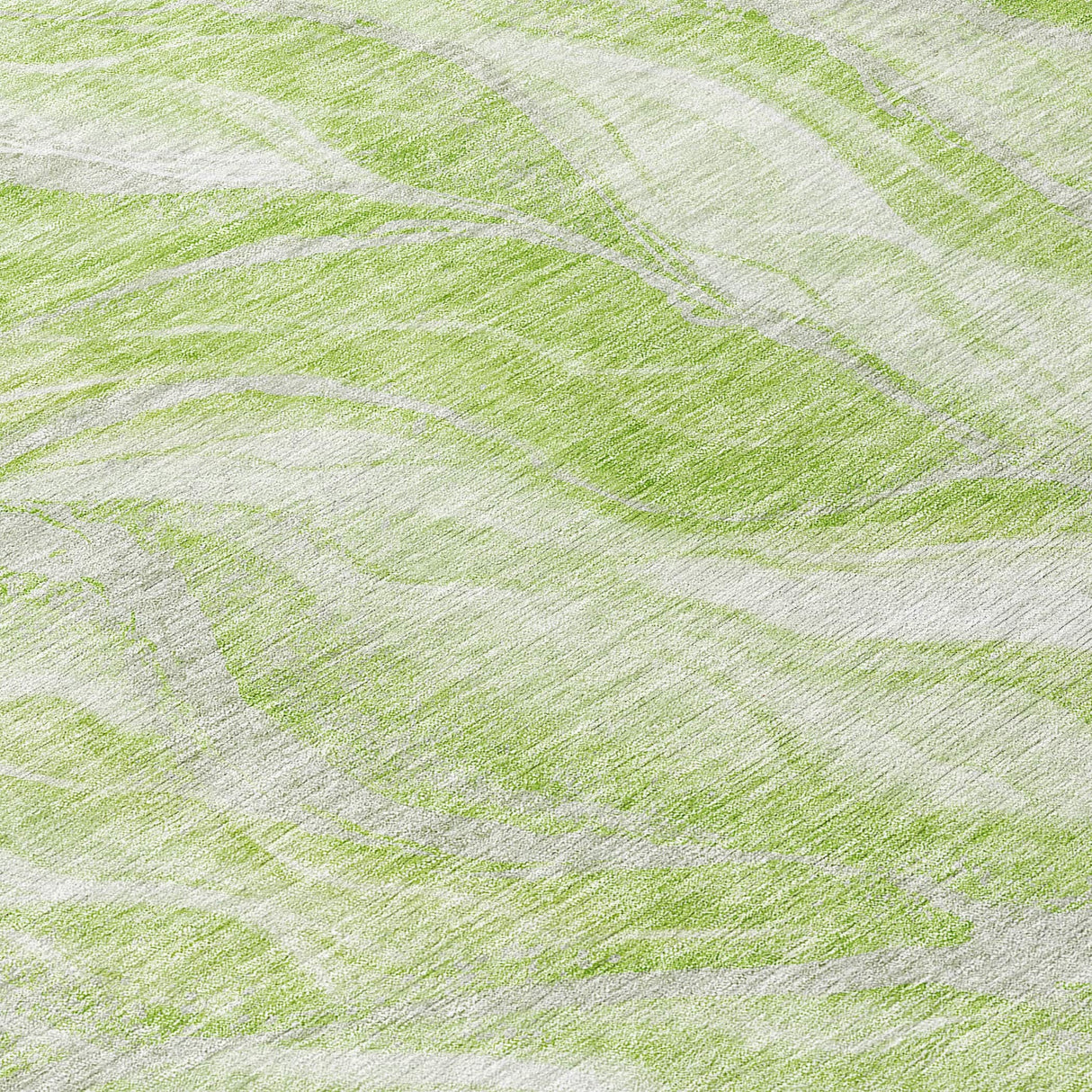 Machine Washable Indoor/ Outdoor Chantille Moden Waves Rug