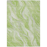 Machine Washable Indoor/ Outdoor Chantille Moden Waves Rug