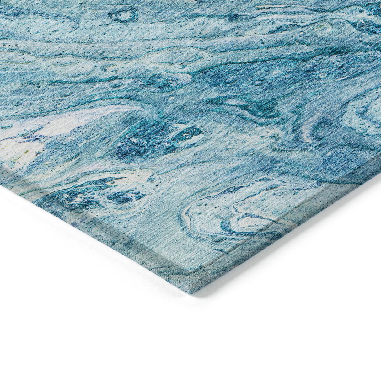 Machine Washable Indoor/ Outdoor Chantille Modern Abstract Rug