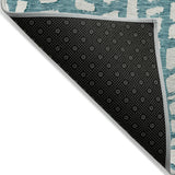 Machine Washable Indoor/ Outdoor Chantille Modern Abstract Rug