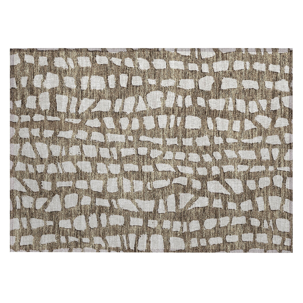 Machine Washable Indoor/ Outdoor Chantille Modern Abstract Rug