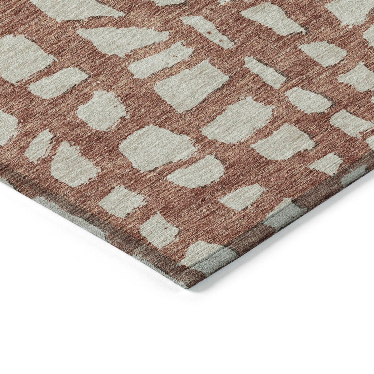 Machine Washable Indoor/ Outdoor Chantille Modern Abstract Rug