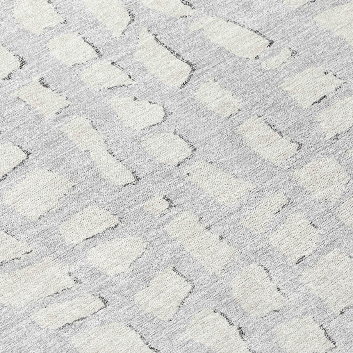 Machine Washable Indoor/ Outdoor Chantille Modern Abstract Rug