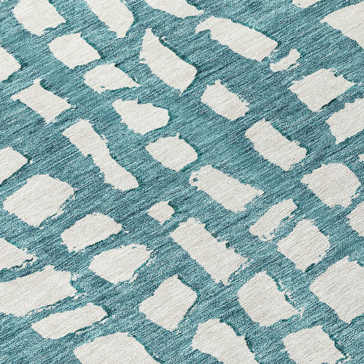 Machine Washable Indoor/ Outdoor Chantille Modern Abstract Rug