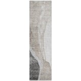 Machine Washable Indoor/ Outdoor Chantille Modern Abstract Rug
