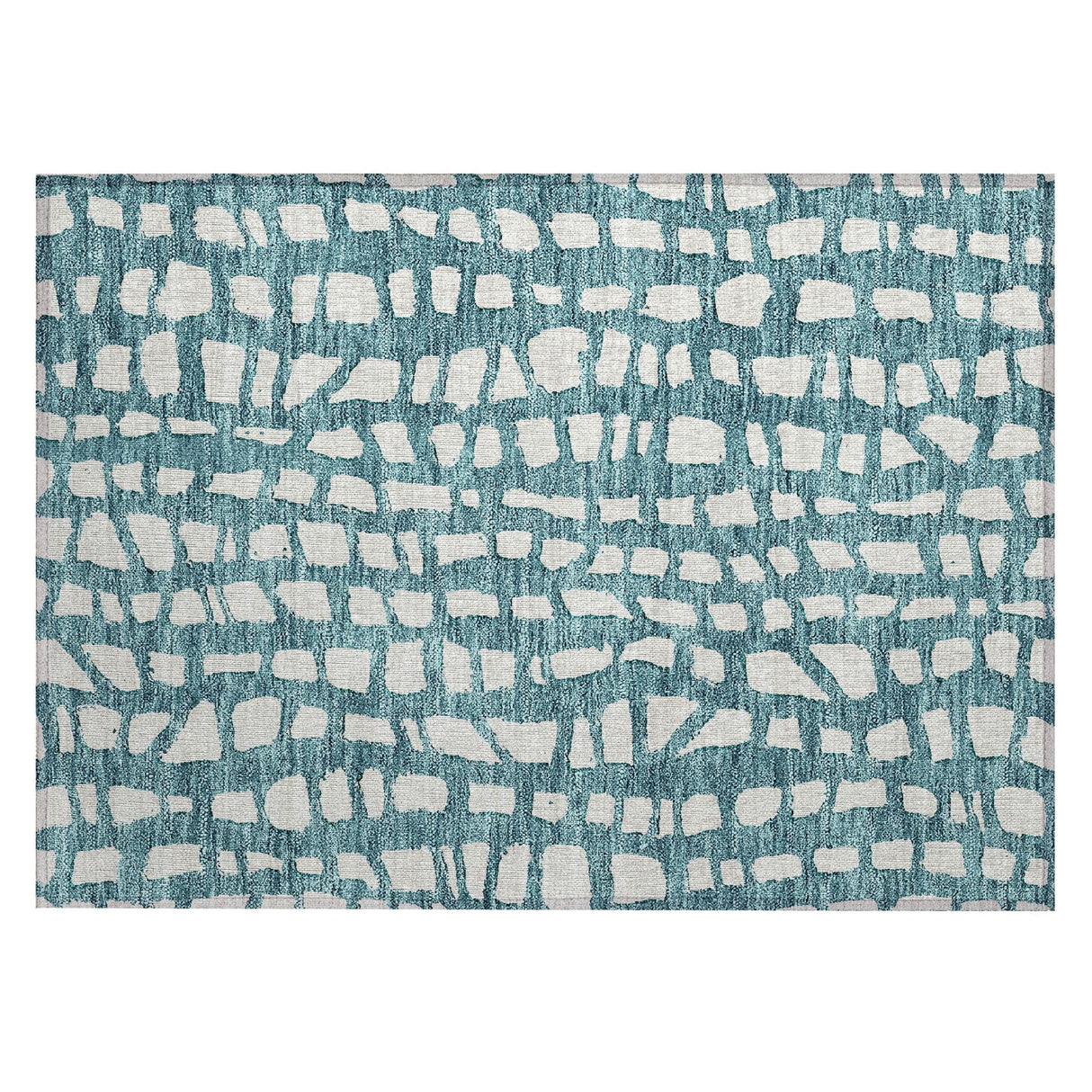Machine Washable Indoor/ Outdoor Chantille Modern Abstract Rug