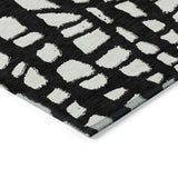 Machine Washable Indoor/ Outdoor Chantille Modern Abstract Rug