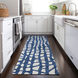 Machine Washable Indoor/ Outdoor Chantille Modern Abstract Rug