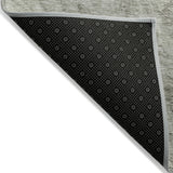 Machine Washable Indoor/ Outdoor Chantille Modern Abstract Rug