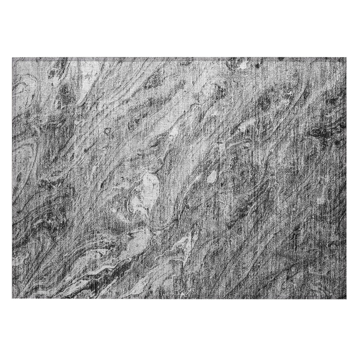 Machine Washable Indoor/ Outdoor Chantille Modern Abstract Rug