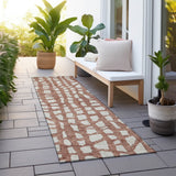 Machine Washable Indoor/ Outdoor Chantille Modern Abstract Rug