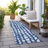 Machine Washable Indoor/ Outdoor Chantille Modern Abstract Rug