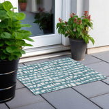 Machine Washable Indoor/ Outdoor Chantille Modern Abstract Rug