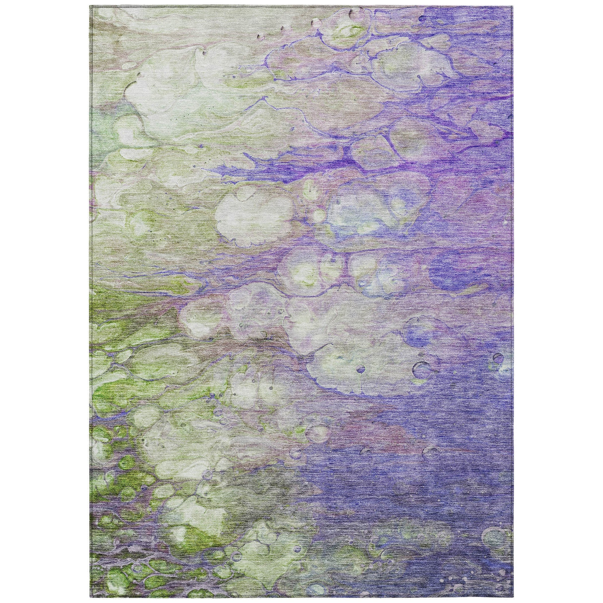 Machine Washable Indoor/ Outdoor Chantille Modern Abstract Rug