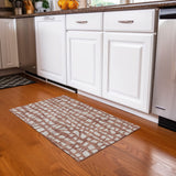 Machine Washable Indoor/ Outdoor Chantille Modern Abstract Rug