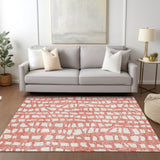 Machine Washable Indoor/ Outdoor Chantille Modern Abstract Rug