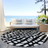 Machine Washable Indoor/ Outdoor Chantille Modern Abstract Rug