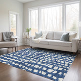 Machine Washable Indoor/ Outdoor Chantille Modern Abstract Rug