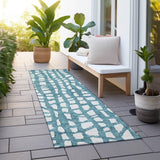 Machine Washable Indoor/ Outdoor Chantille Modern Abstract Rug