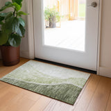 Machine Washable Indoor/ Outdoor Chantille Modern Abstract Rug