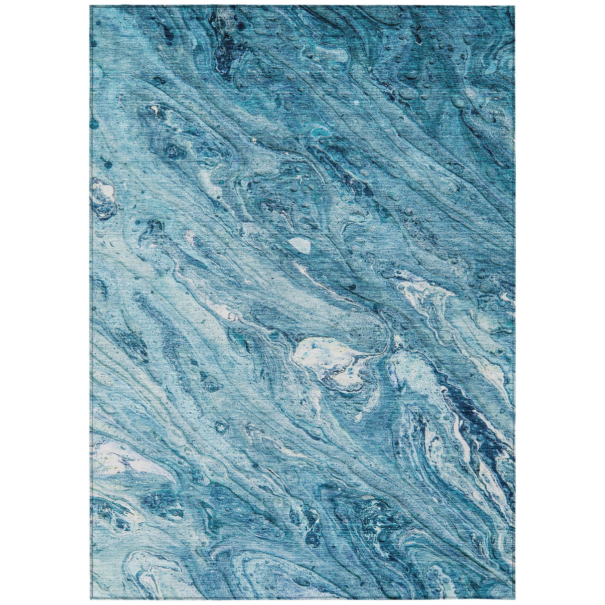 Machine Washable Indoor/ Outdoor Chantille Modern Abstract Rug