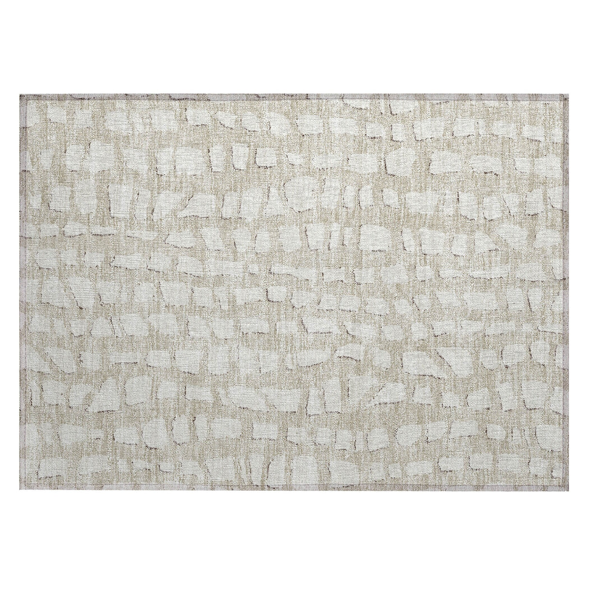 Machine Washable Indoor/ Outdoor Chantille Modern Abstract Rug