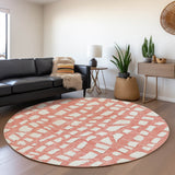 Machine Washable Indoor/ Outdoor Chantille Modern Abstract Rug