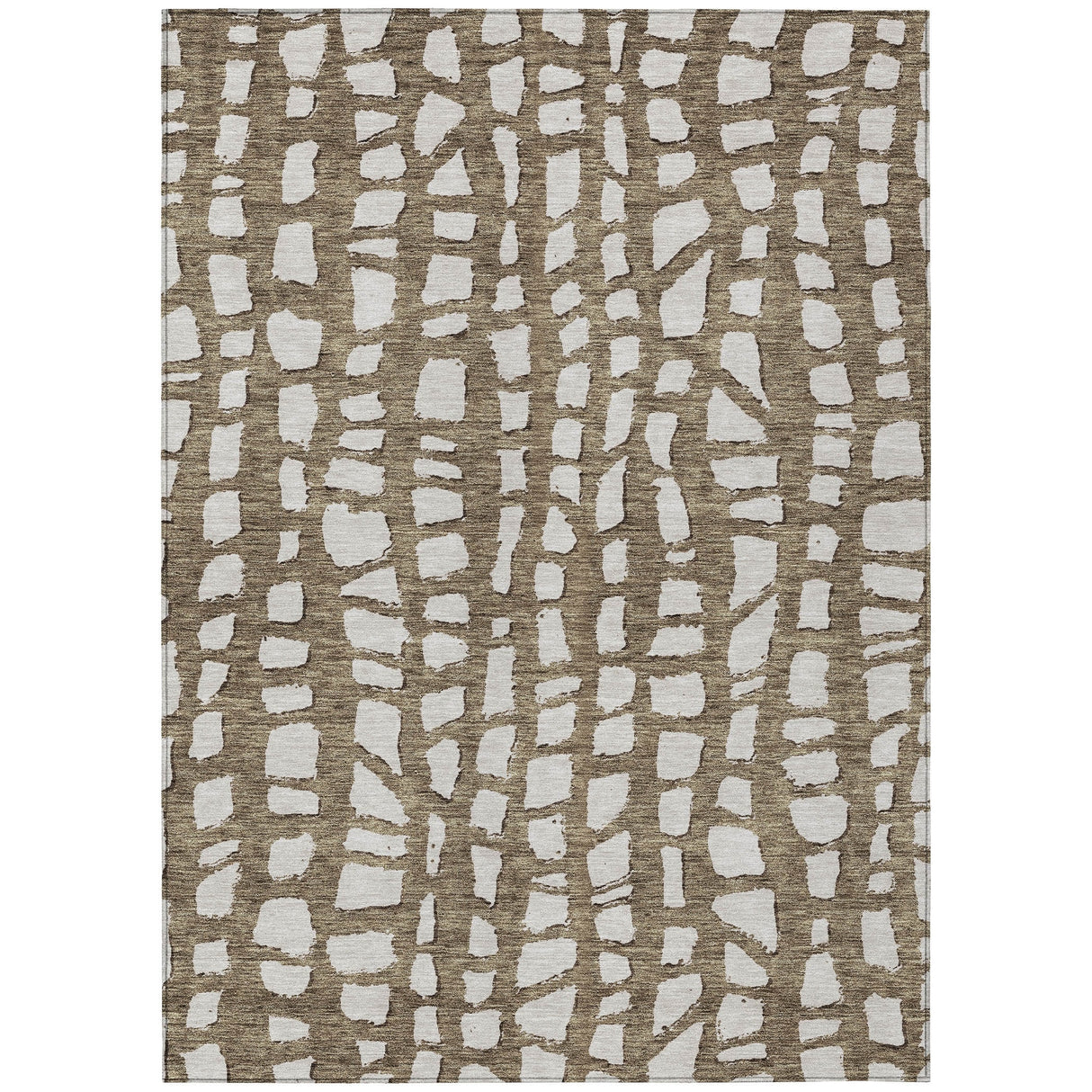 Machine Washable Indoor/ Outdoor Chantille Modern Abstract Rug