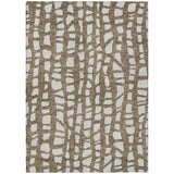 Machine Washable Indoor/ Outdoor Chantille Modern Abstract Rug
