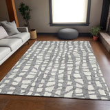 Machine Washable Indoor/ Outdoor Chantille Modern Abstract Rug