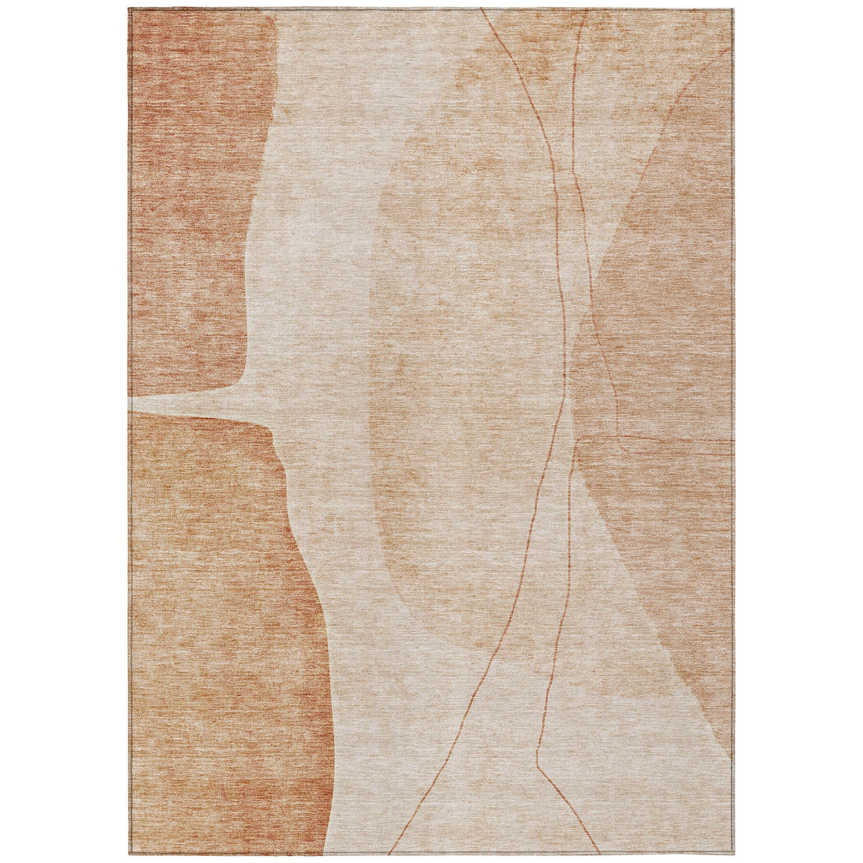 Machine Washable Indoor/ Outdoor Chantille Modern Abstract Rug
