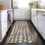 Machine Washable Indoor/ Outdoor Chantille Modern Abstract Rug