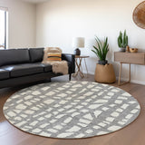 Machine Washable Indoor/ Outdoor Chantille Modern Abstract Rug