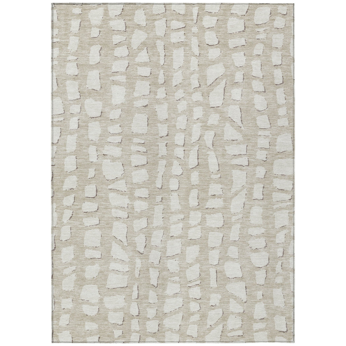 Machine Washable Indoor/ Outdoor Chantille Modern Abstract Rug