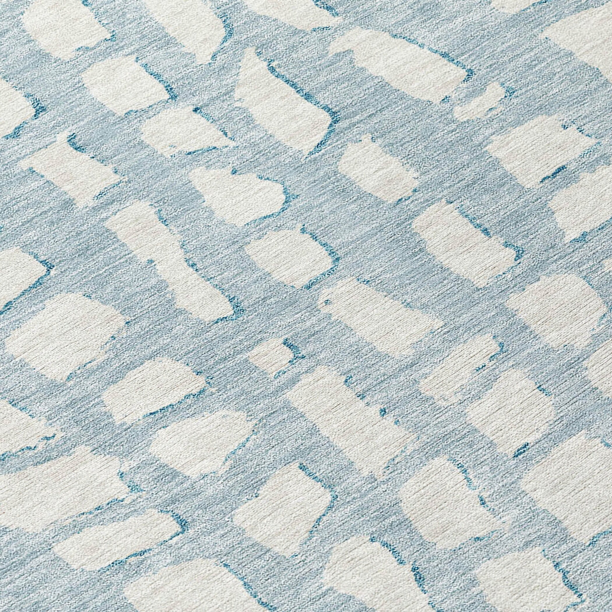 Machine Washable Indoor/ Outdoor Chantille Modern Abstract Rug