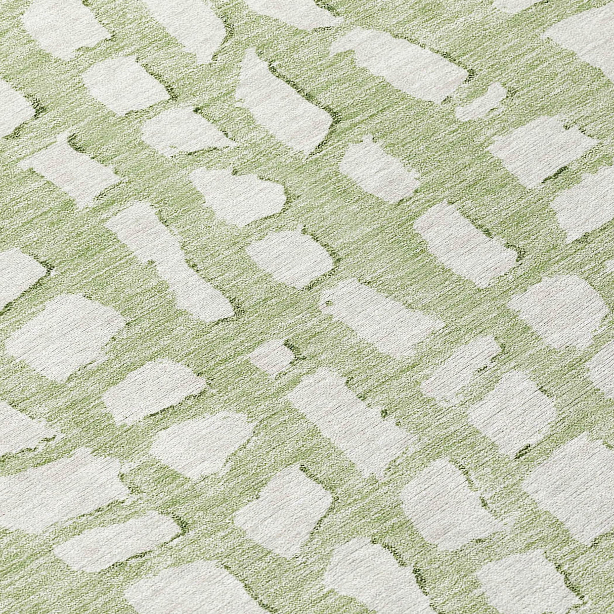 Machine Washable Indoor/ Outdoor Chantille Modern Abstract Rug
